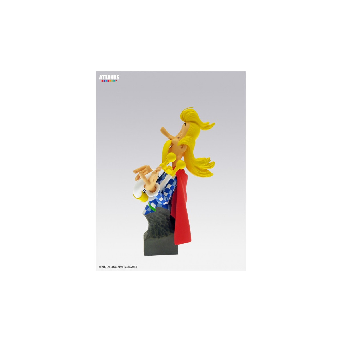 Attakus - Asterix - Assurancetourix resin bust - Petibonum Collection