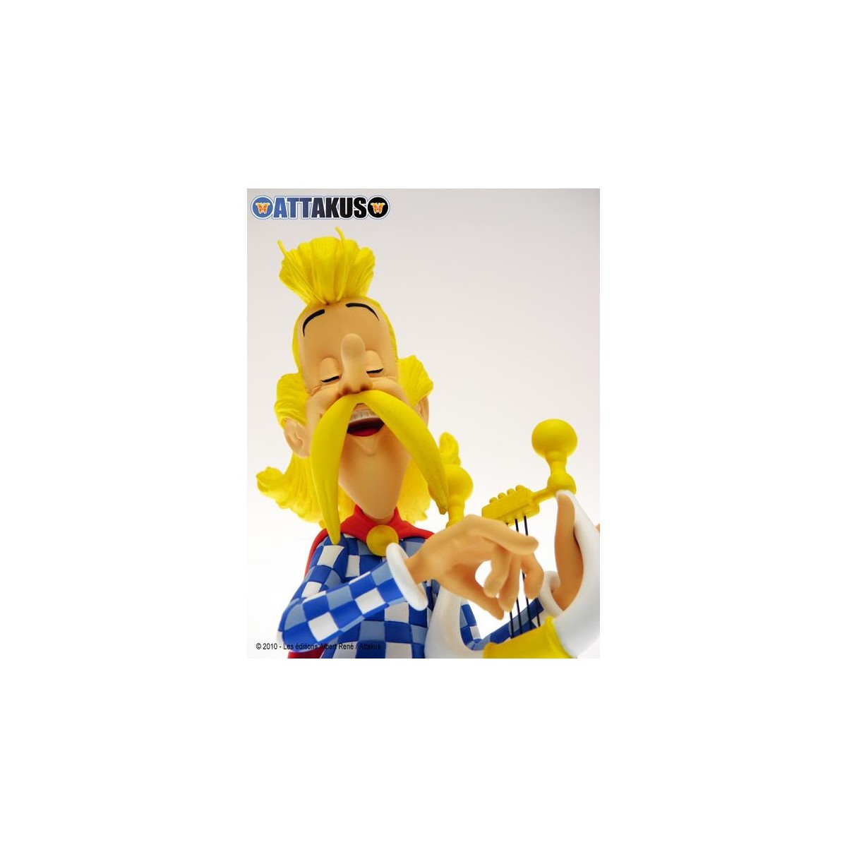 Attakus - Asterix - Assurancetourix resin bust - Petibonum Collection