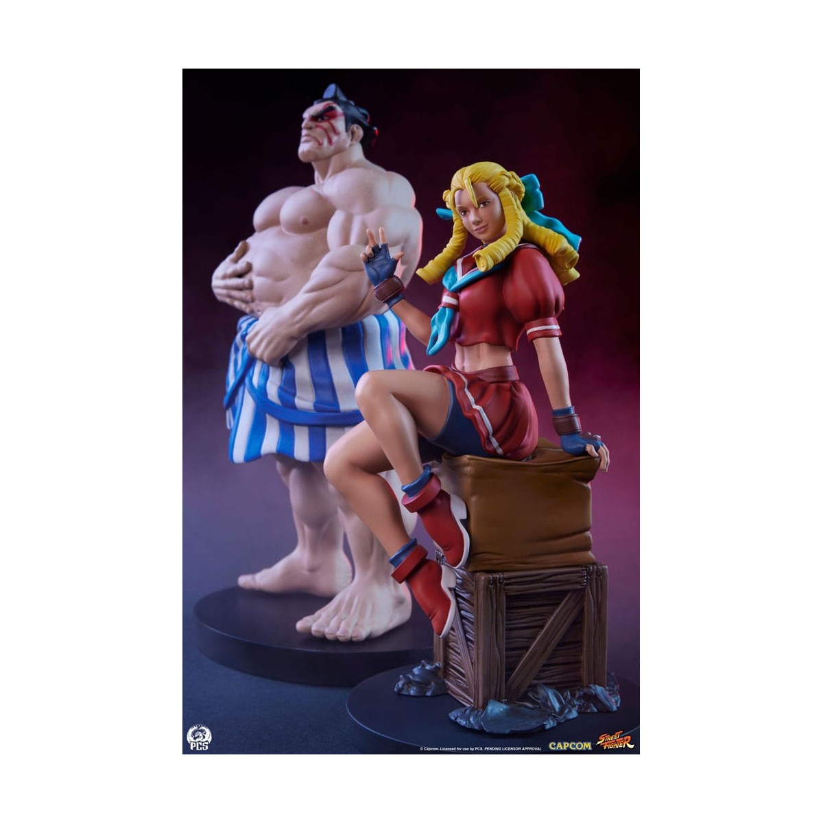 PCS - Street Fighter: Street Jam - Karin & E. Honda 1:10 Scale Statue Set