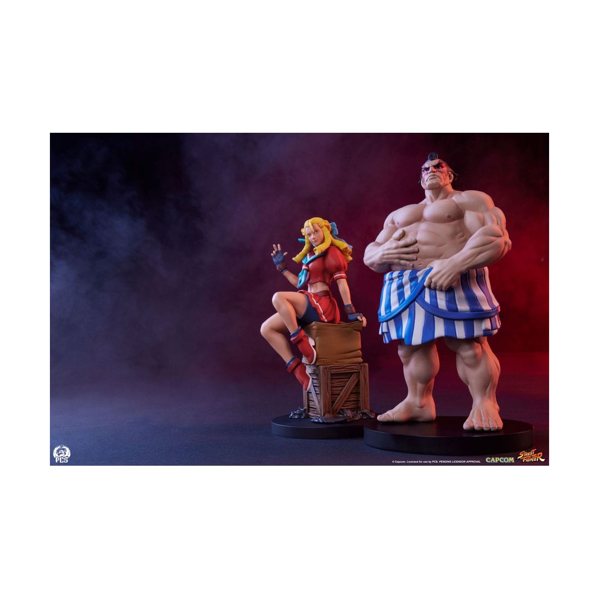 PCS - Street Fighter: Street Jam - Karin & E. Honda 1:10 Scale Statue Set