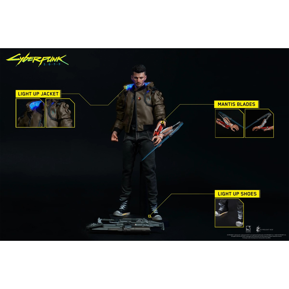 Pure Arts - V Male, V Female & Yaiba Kusanagi Ultimate Set 1/6 - Cyberpunk 2077