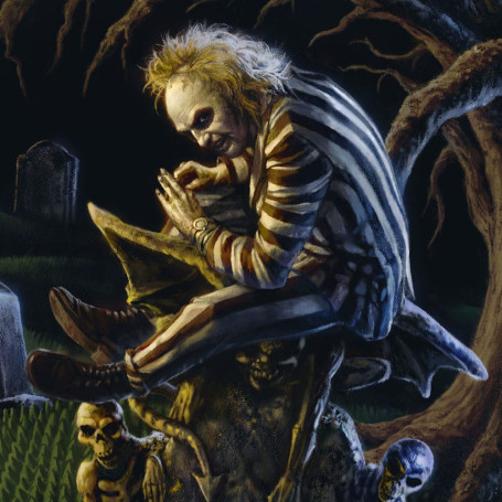 Sideshow Beetlejuice print - Art Print The Ghost With the Most - 46 x 61 cm - unframed