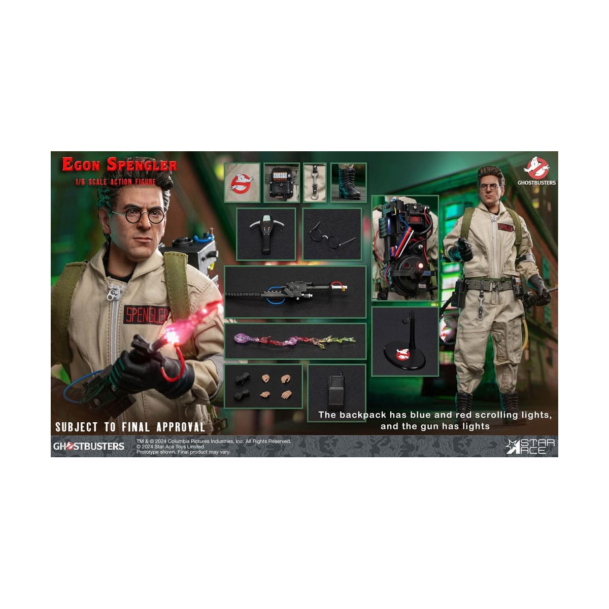 Star Ace - Egon Spengler 1/6 - Ghostbusters (1984)
