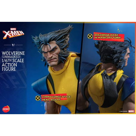 Hot Toys/Hono Studio - Marvel X-Men - Wolverine Unmasked 1/6