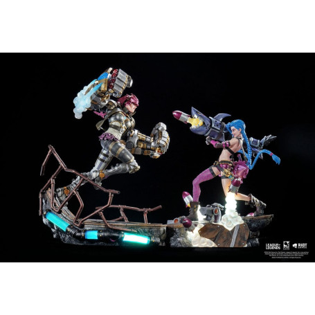 Pure Arts - League of Legends JINX & VI 1/6 Scale Statue Bundle