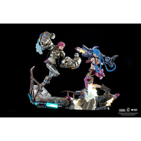 Pure Arts - League of Legends JINX & VI 1/6 Scale Statue Bundle