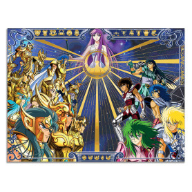 Cartoon Kingdom - Saint Seiya Golden Poster 2 - Knight Saint 40X30cm - Knights of the Zodiac