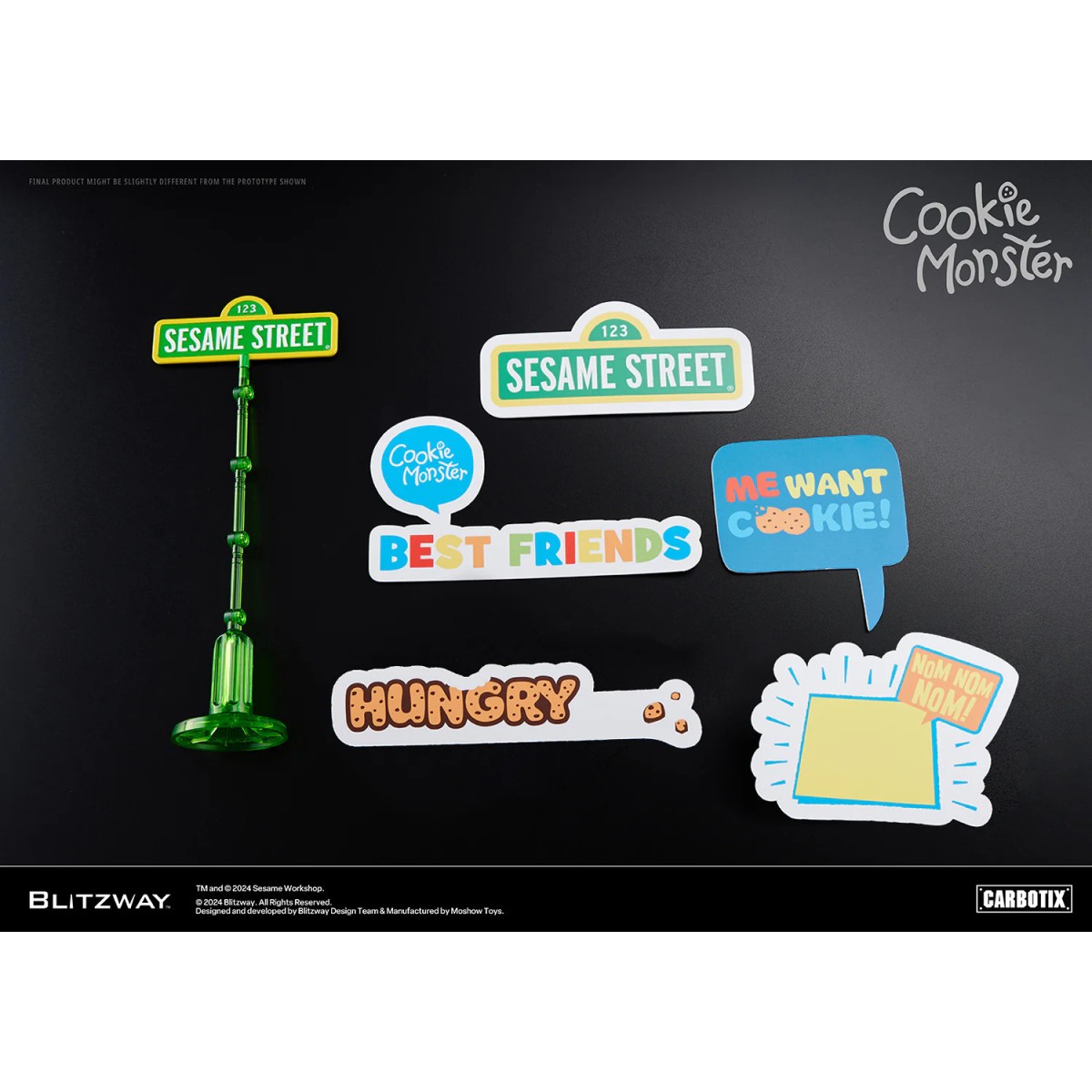 Blitzway Carbotix - Sesame Street COOKIE MONSTER