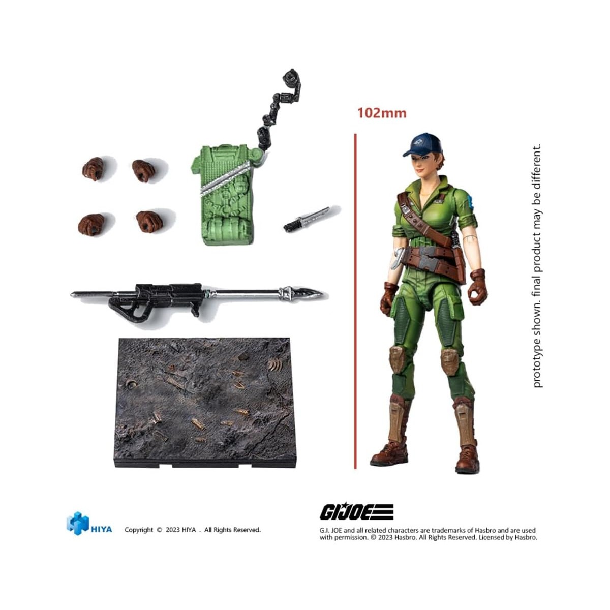 HIYA TOYS - Exquisite Mini Series 1/18 - G.I.Joe - Lady Jaye