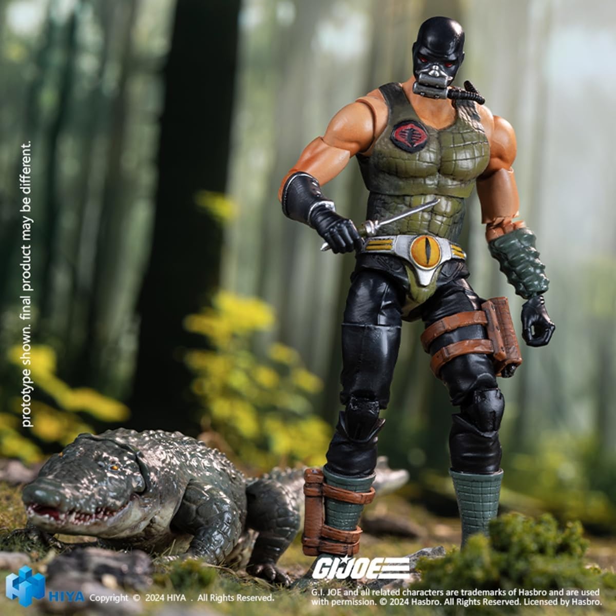 HIYA TOYS - Exquisite Mini Series 1/18 - G.I.Joe - Croc Master & Fiona