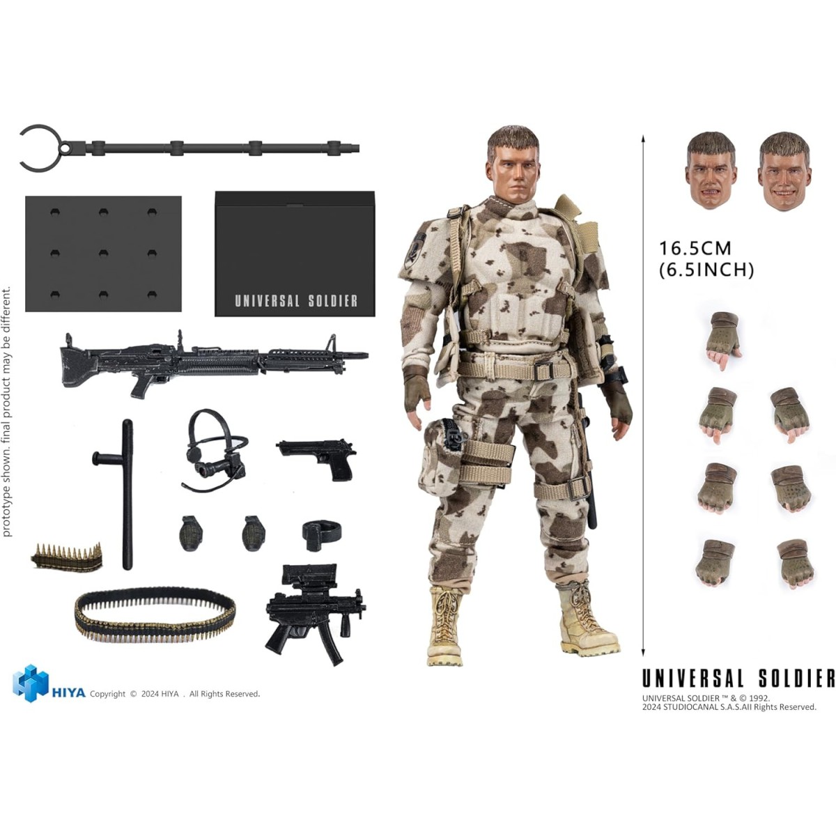 HIYA TOYS - Exquisite Super Series 1/12 - Universal Soldier (1992) Andrew Scott