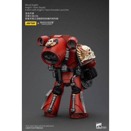 JoyToy Space Marines - Blood Angels - Angel's Tears Squad - Erelim with Angel's Tears Grenade Launcher 1/18