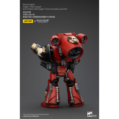 JoyToy Space Marines - Blood Angels - Angel's Tears Squad - Arch-Erelim with Angel's Tears Grenade Launcher 1/18