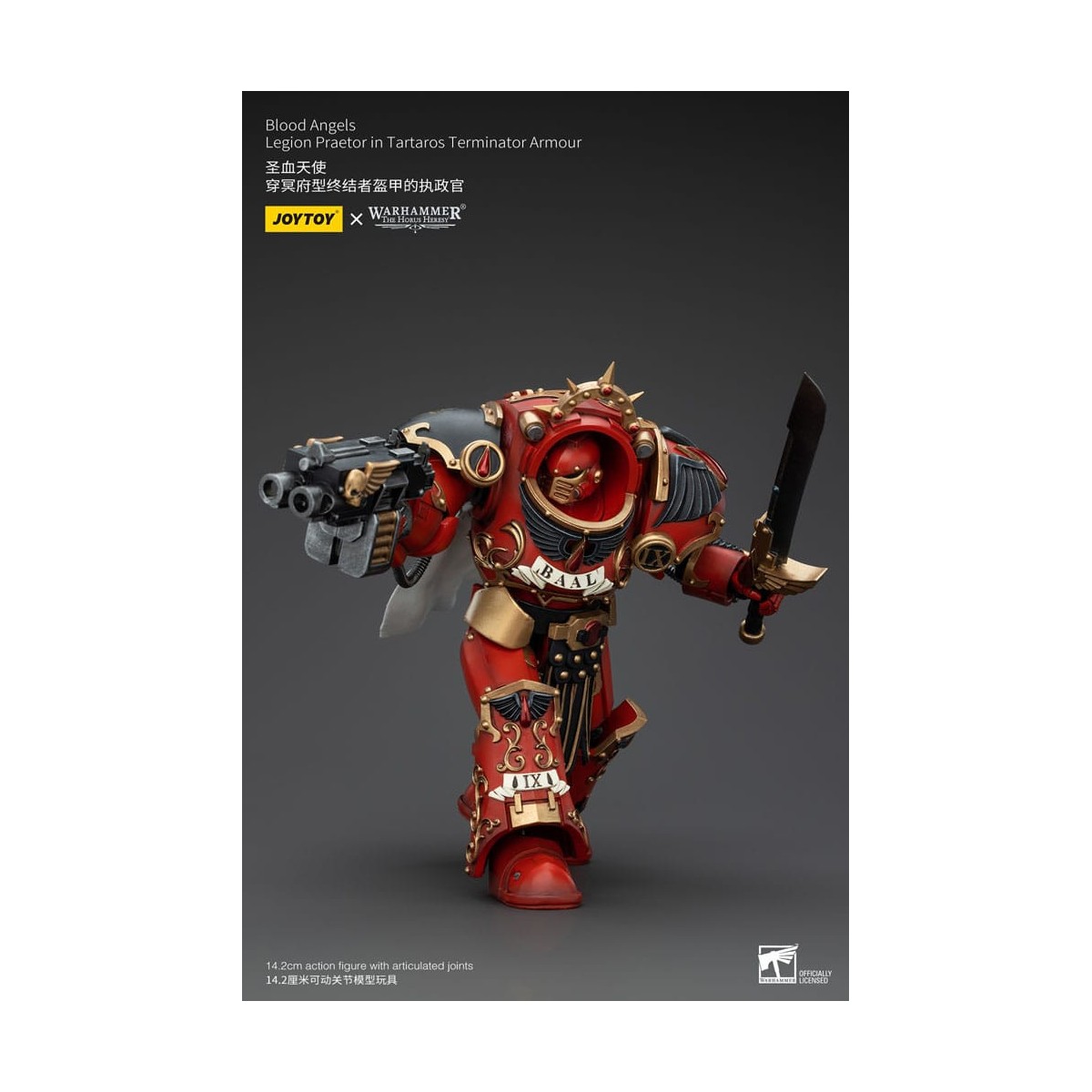 Joytoy - Warhammer - Blood Angels - Legion Praetor in Tartaros Terminator Armour - The Horus Heresy