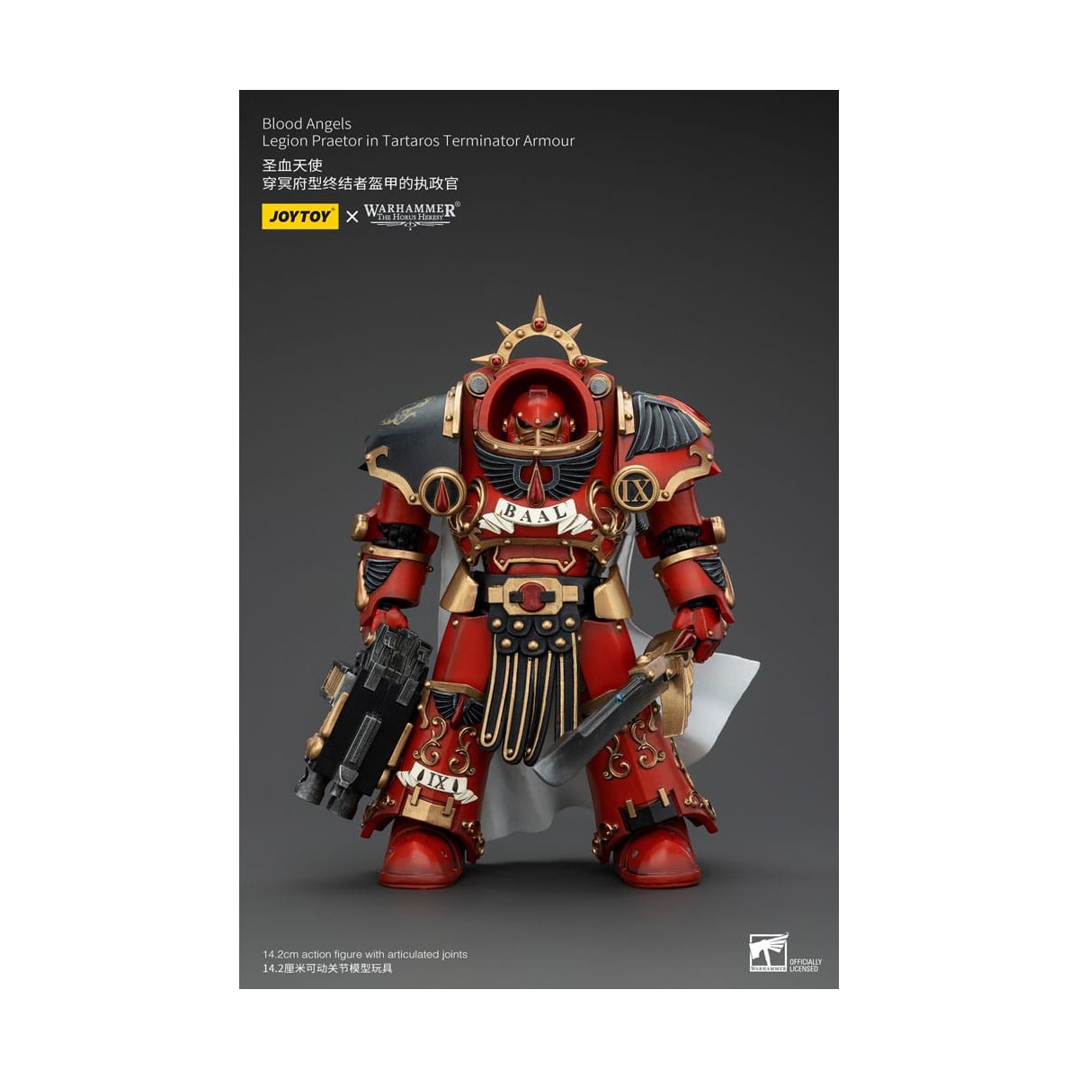 Joytoy - Warhammer - Blood Angels - Legion Praetor in Tartaros Terminator Armour - The Horus Heresy