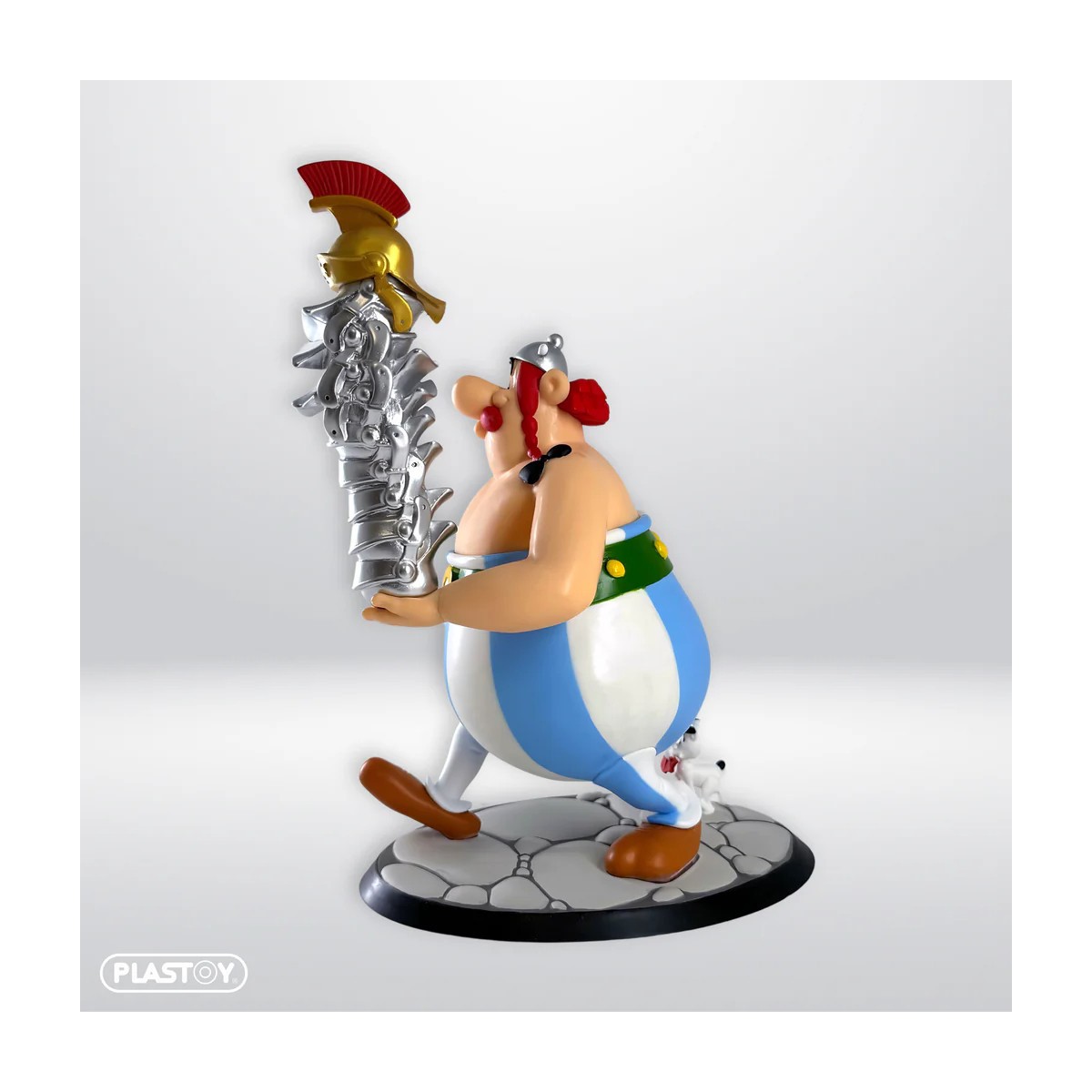 Plastoy Statuette pvc - Obelix "stack of helmets