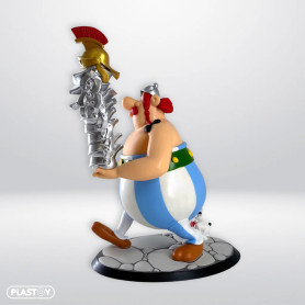 Plastoy Statuette pvc - Obelix "stack of helmets
