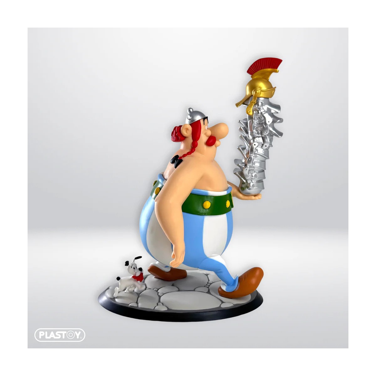 Plastoy Statuette pvc - Obelix "stack of helmets