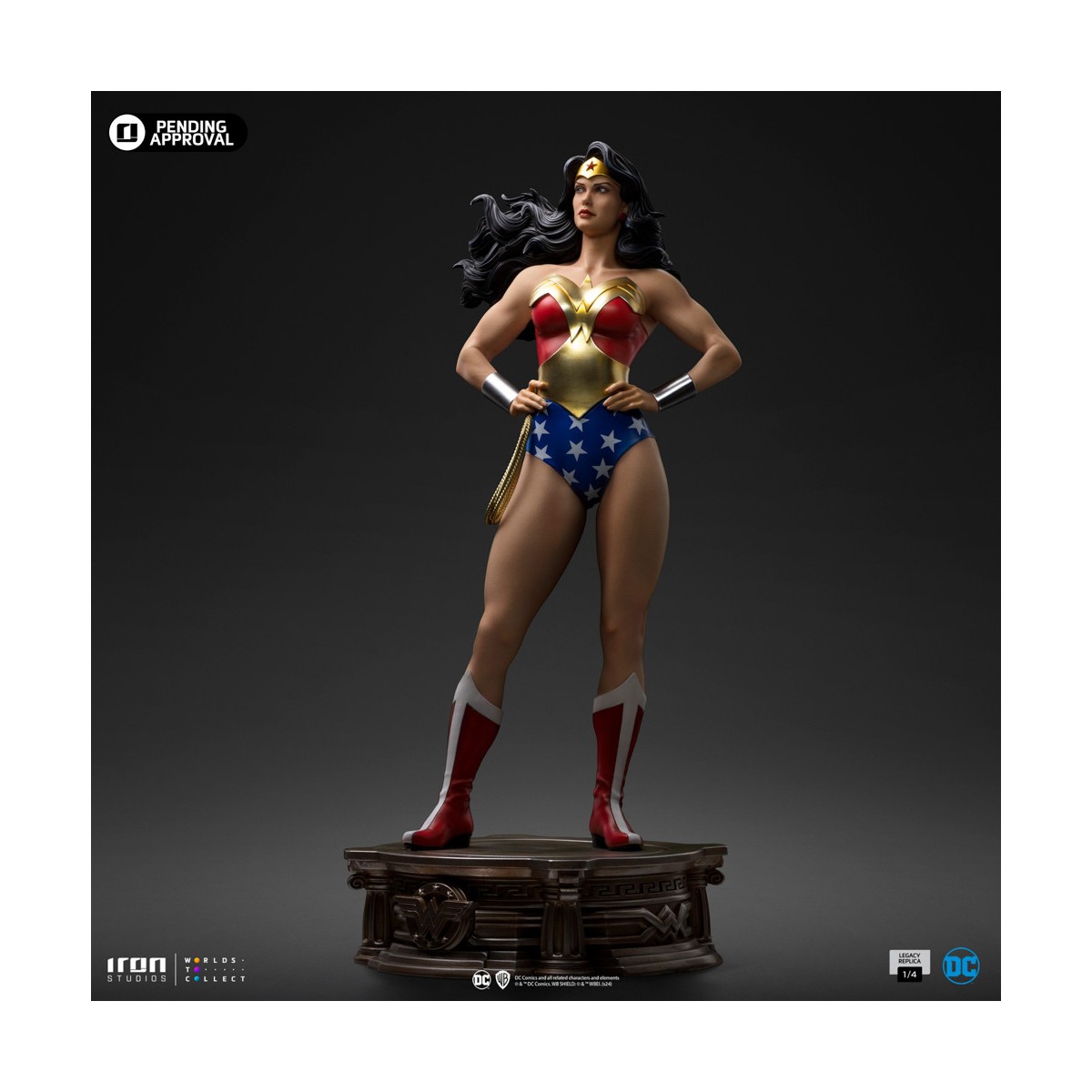 Iron Studios DC Comics - WONDER WOMAN DC TRINITY - Legacy Replica 1/4