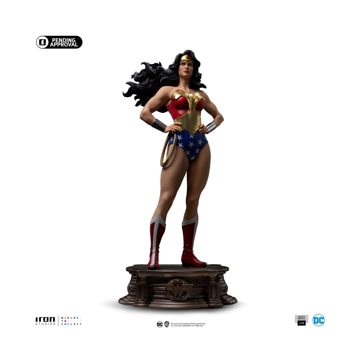 Iron Studios DC Comics - WONDER WOMAN DC TRINITY - Legacy Replica 1/4