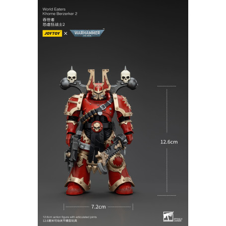 JoyToy Chaos Space Marines - World Eaters Khorne Berzerker 2 - Warhammer 40K