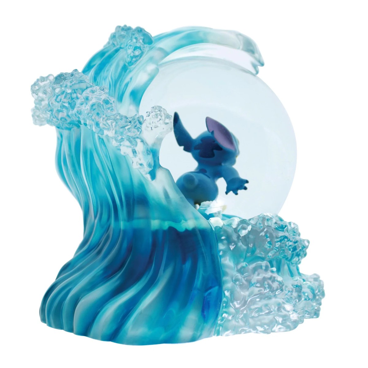 Enesco Disney Lilo & Stitch - Stitch Snow Globe Surfer