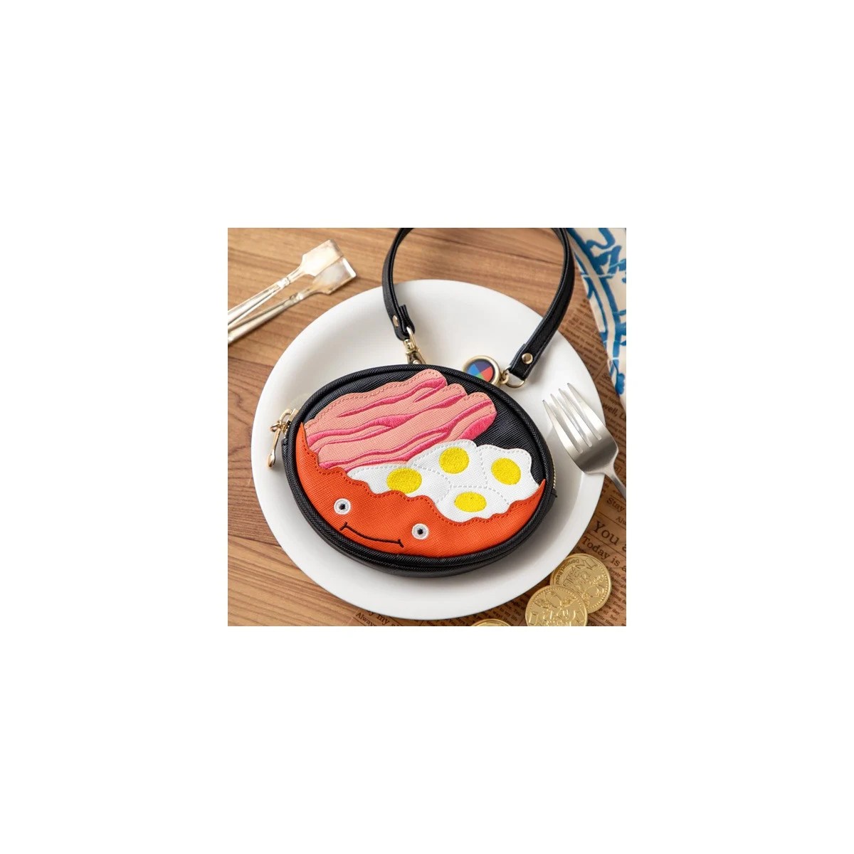 Maison Ghibli Benelic - Coin purse Calcifer & Oeuf et Bacon - The Moving Castle
