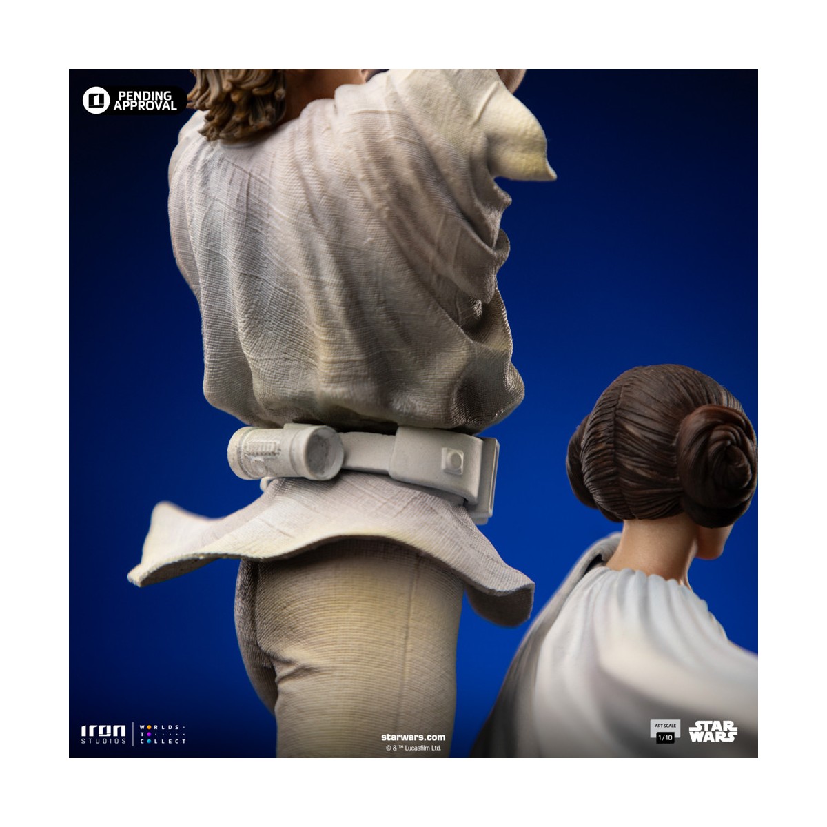 Iron Studios Star Wars - Luke & Leia Movie Poster - Deluxe Art Scale 1/10