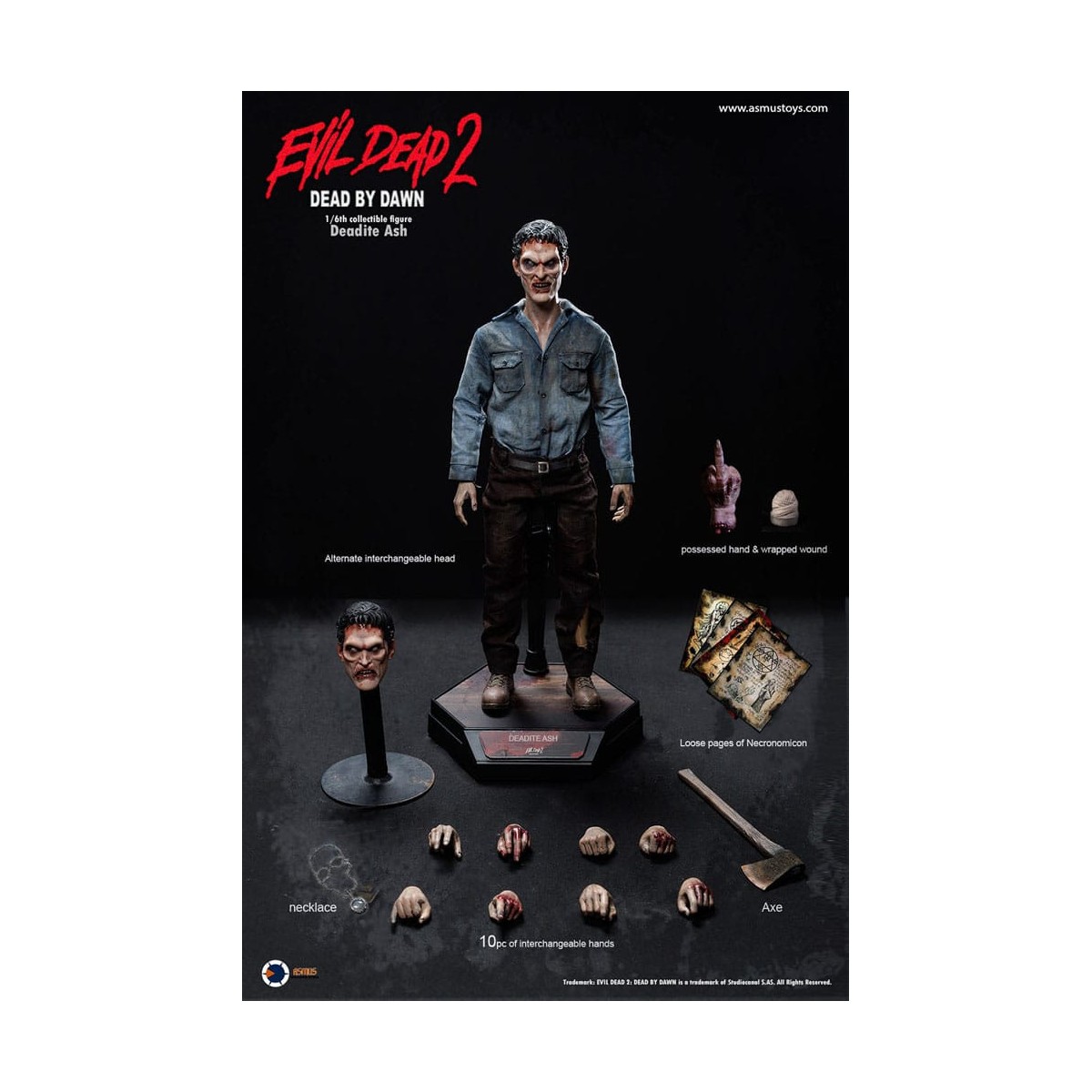 Asmus Toys - Deadite Ash 1/6 - The Evil Dead 2 Dead by Dawn