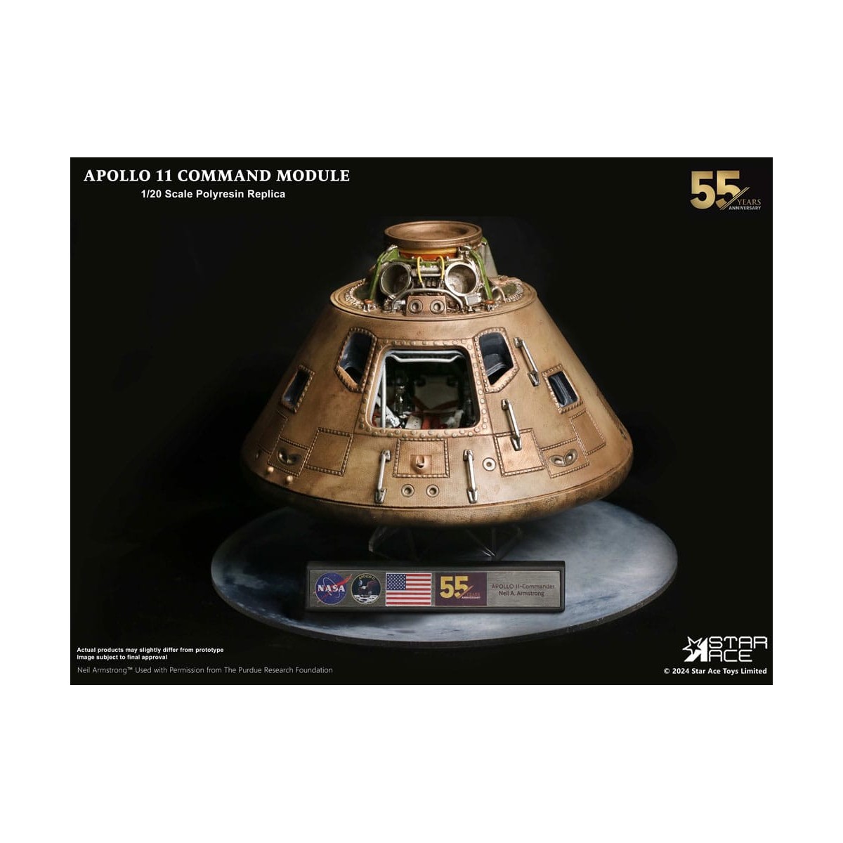 Star Ace - Apollo 11 Command Module (DX) 1/20