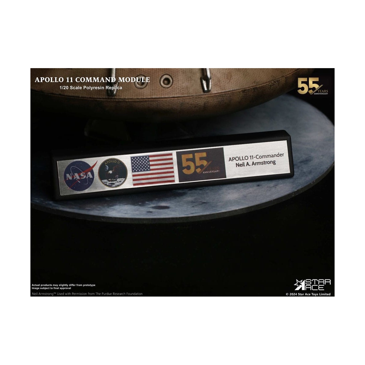 Star Ace - Apollo 11 Command Module (DX) 1/20