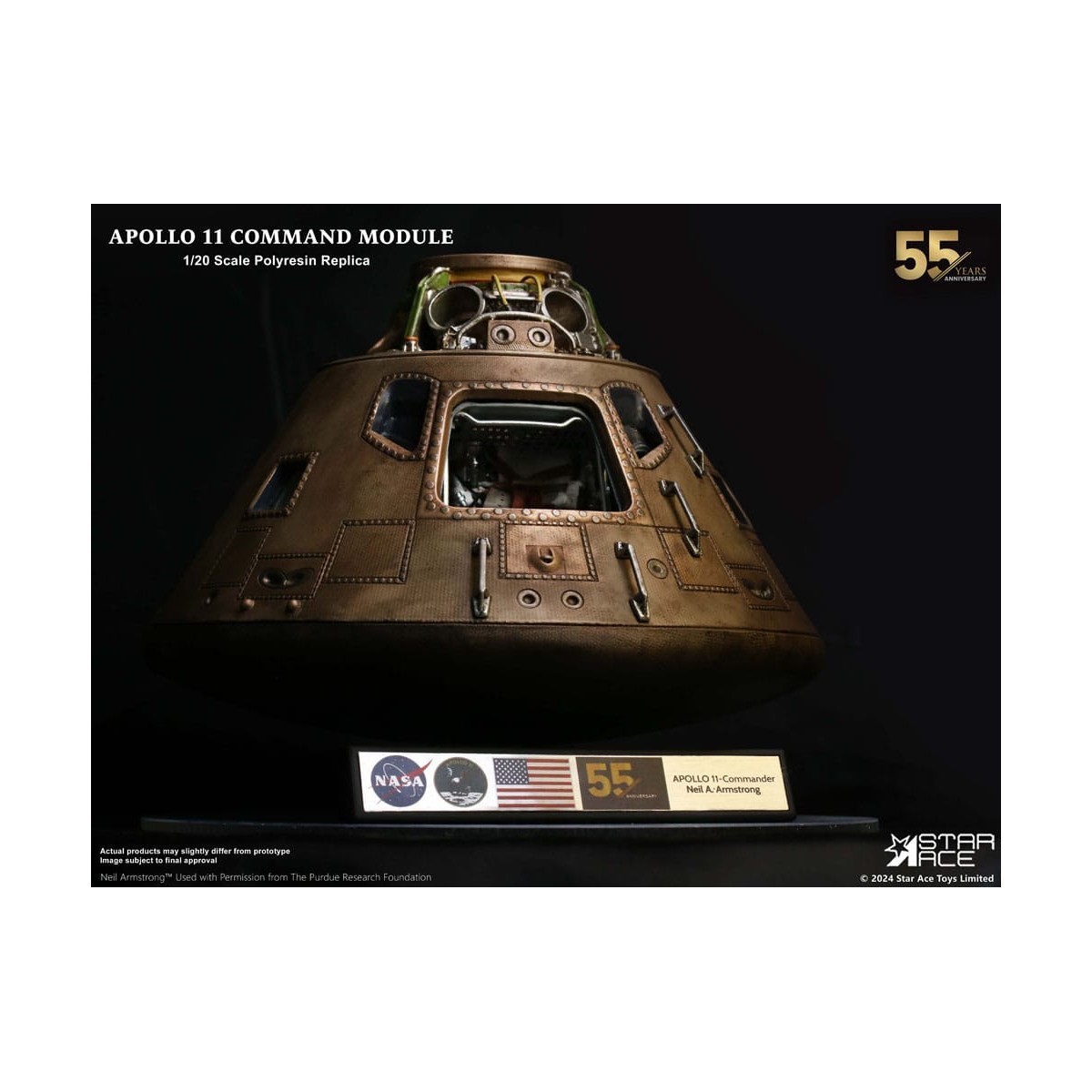 Star Ace - Apollo 11 Command Module (DX) 1/20
