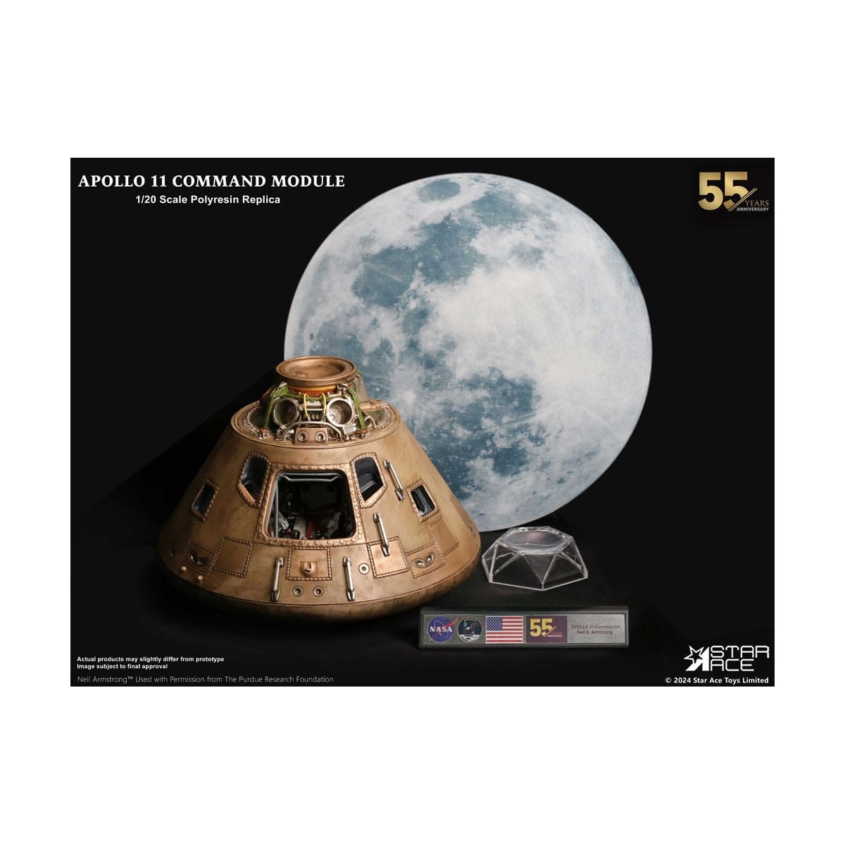 Star Ace - Apollo 11 Command Module (DX) 1/20