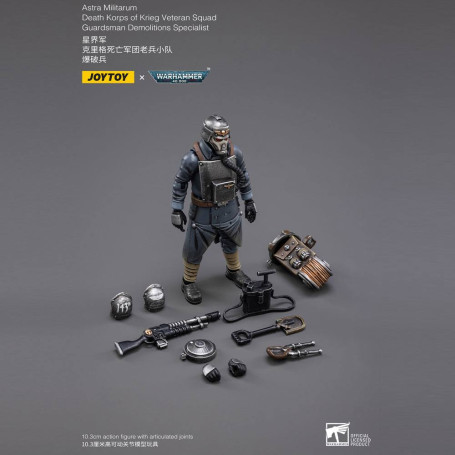 JoyToy - Death Korps of Krieg - Veteran Squad Guardsman Demolitions Specialist 1/18 - Warhammer 40K
