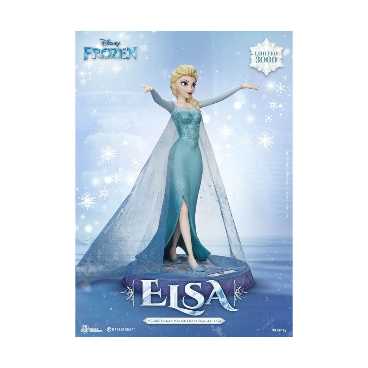 Beast Kingdom Disney - Master Craft Elsa "Let It Go" - The Snow Queen