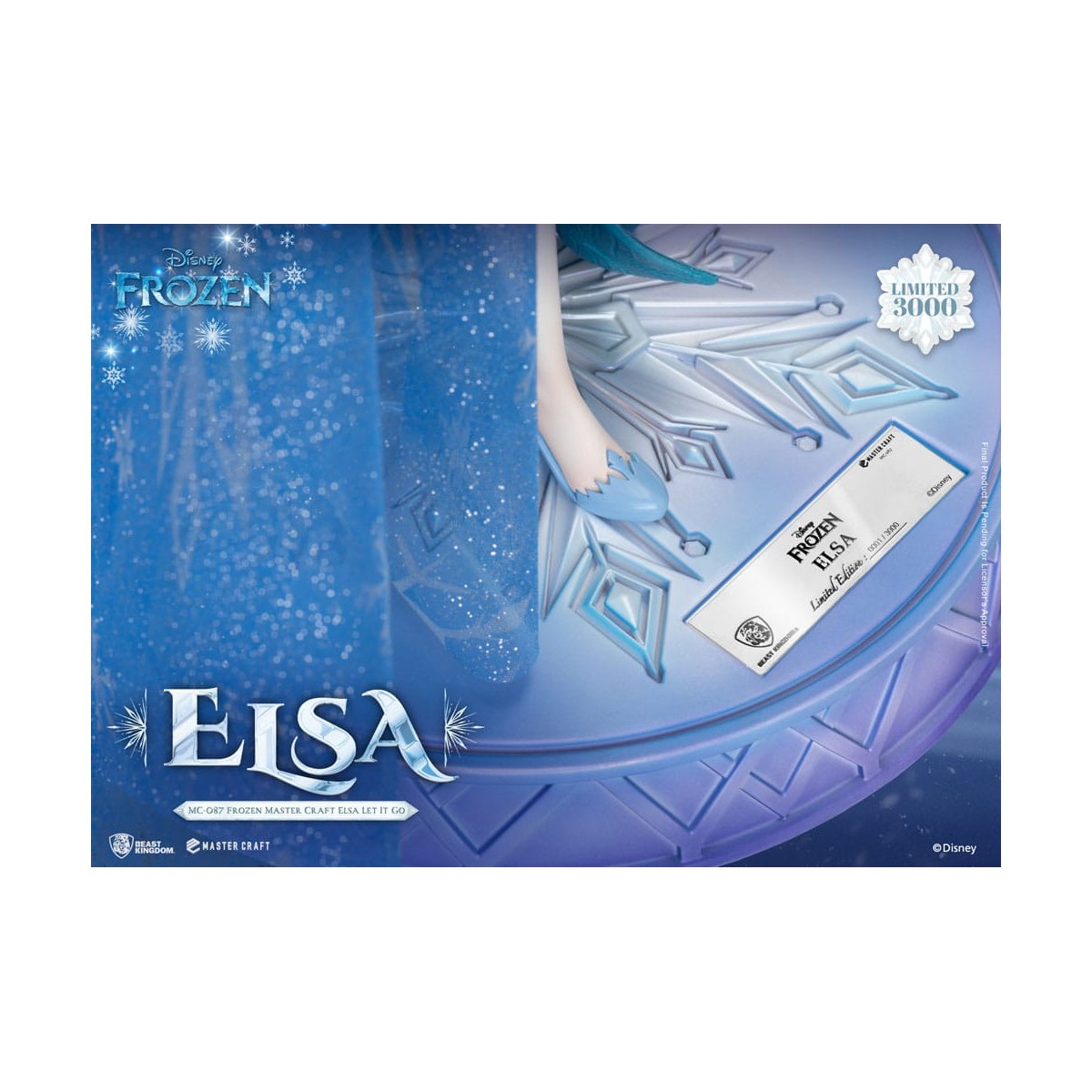 Beast Kingdom Disney - Master Craft Elsa "Let It Go" - The Snow Queen