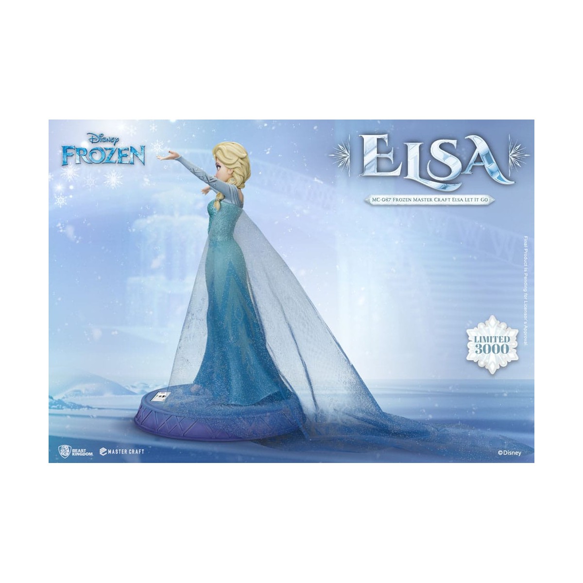 Beast Kingdom Disney - Master Craft Elsa "Let It Go" - The Snow Queen