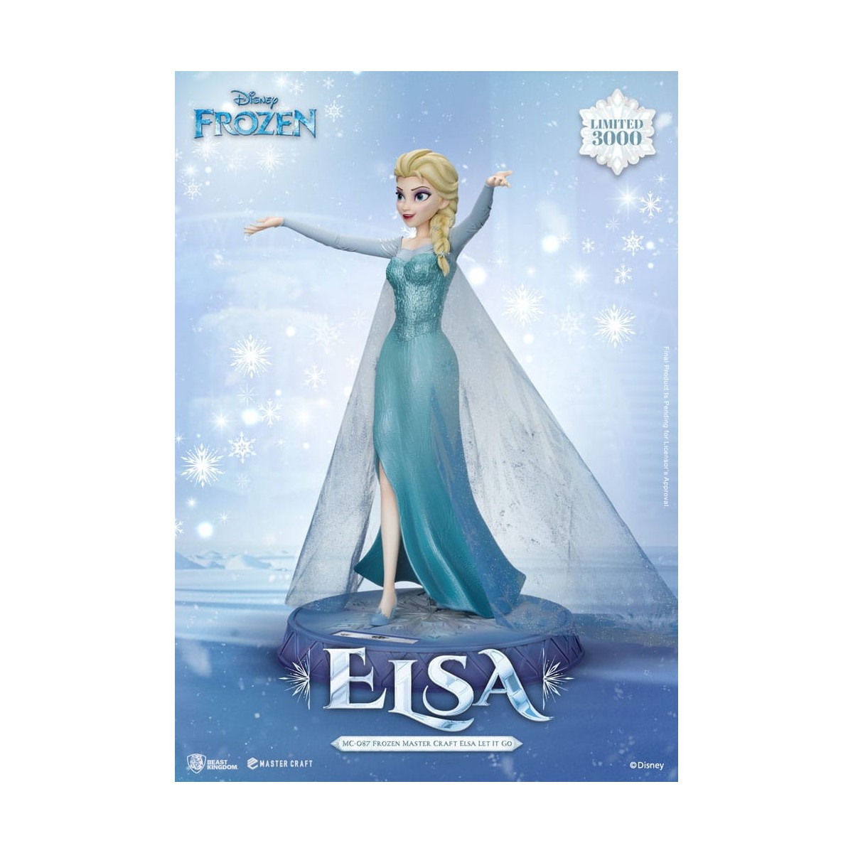 Beast Kingdom Disney - Master Craft Elsa "Let It Go" - The Snow Queen