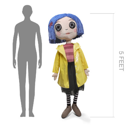 Kidrobot Coraline - Coraline with Button Eyes - Life-size doll 1/1