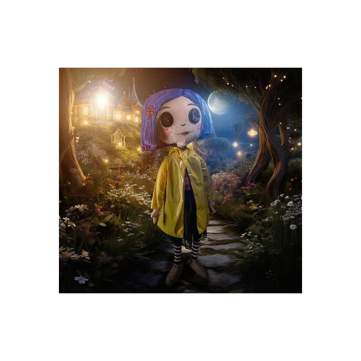 Kidrobot Coraline - Coraline with Button Eyes - Life-size doll 1/1