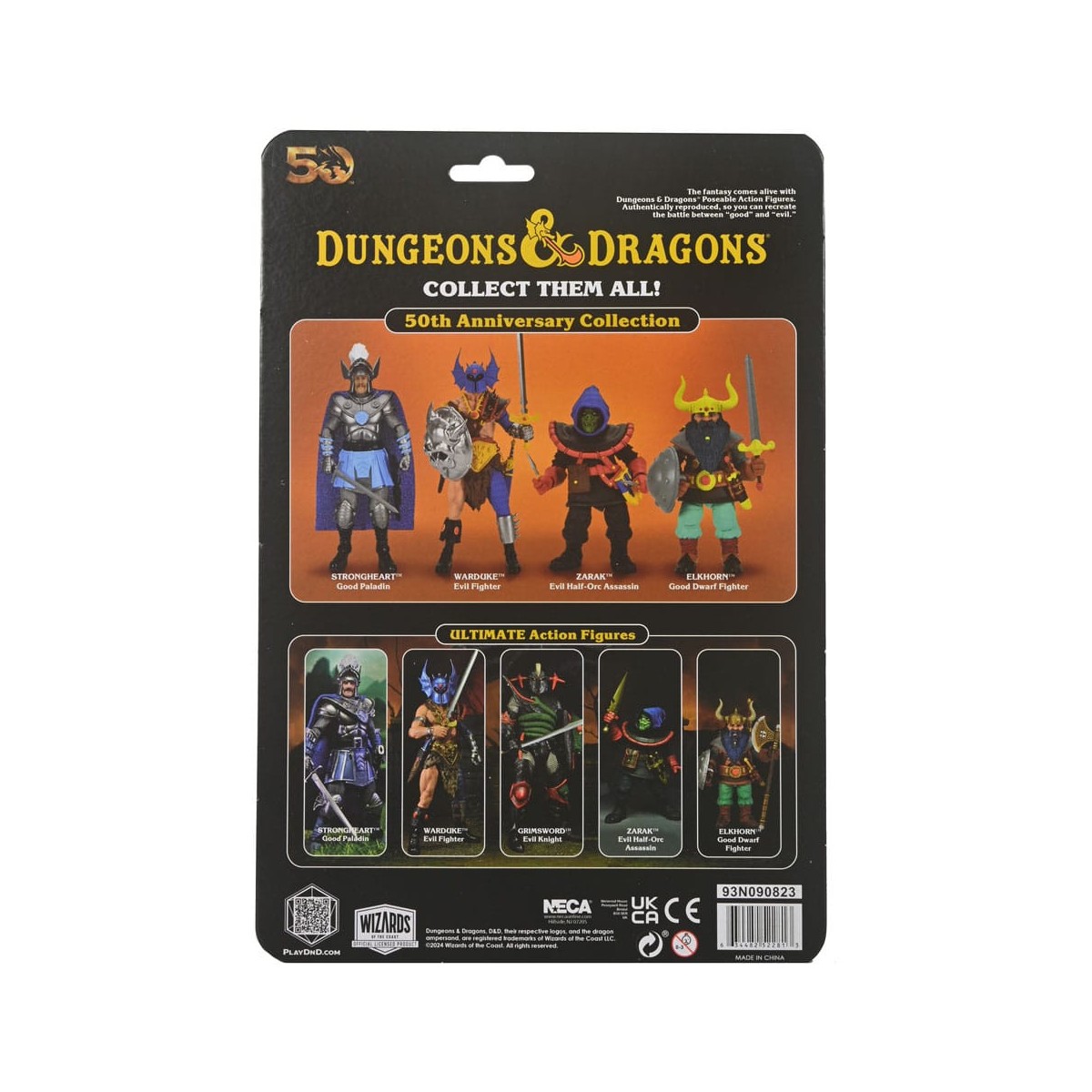 Neca - AD&D - 50th Anniversary Strongheart on Blister Card - Dungeons & Dragons