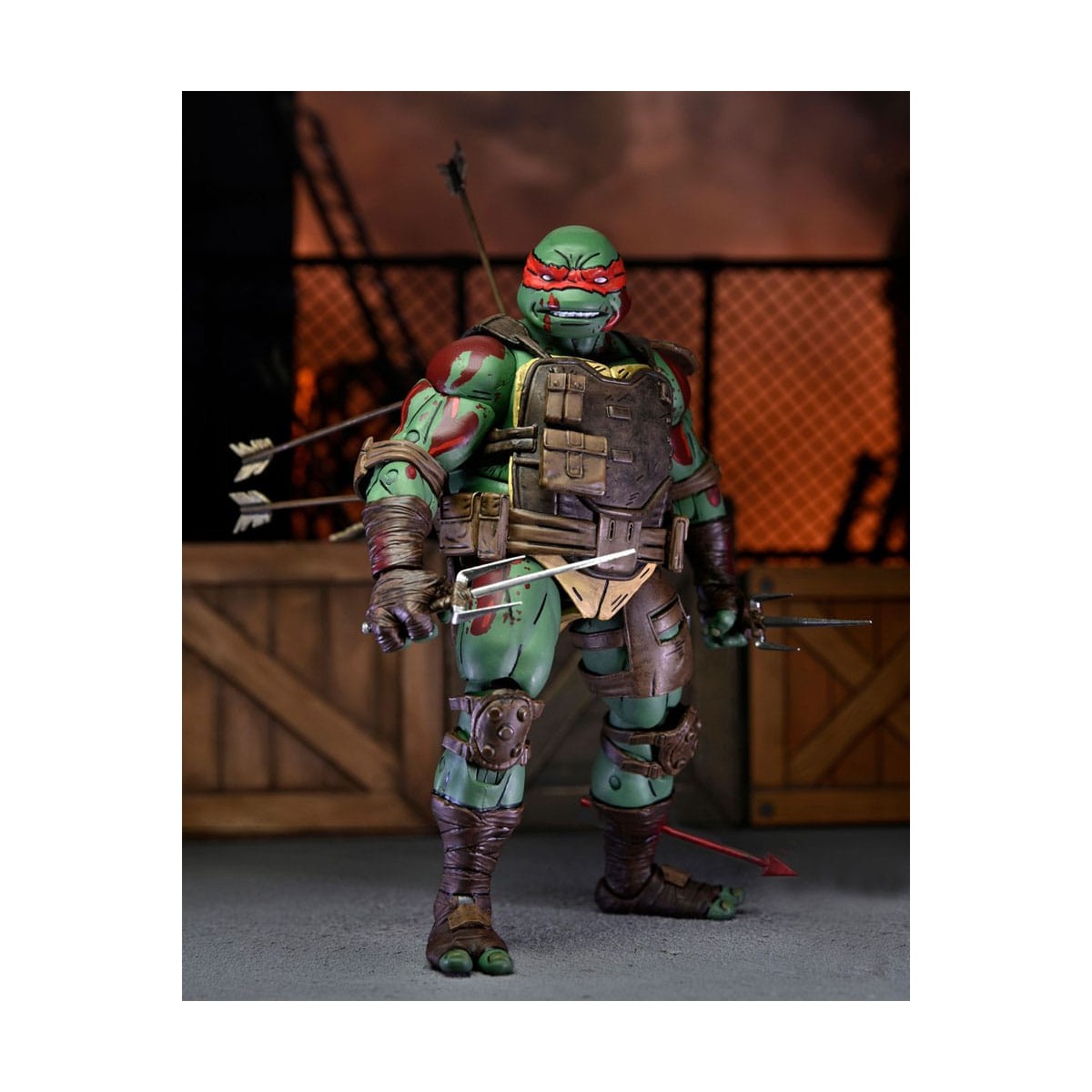 NECA - IDW Comics - Ultimate First to Fall RAPHAEL The Last Ronin - TMNT - Teenage Mutant Ninja Turtles