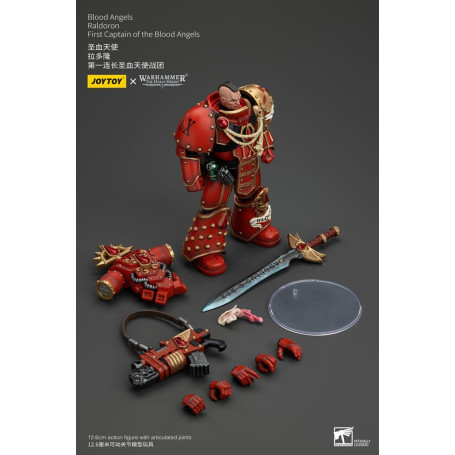 Joytoy - Warhammer - Blood Angels - Raldoron First Captain of the Blood Angels - The Horus Heresy