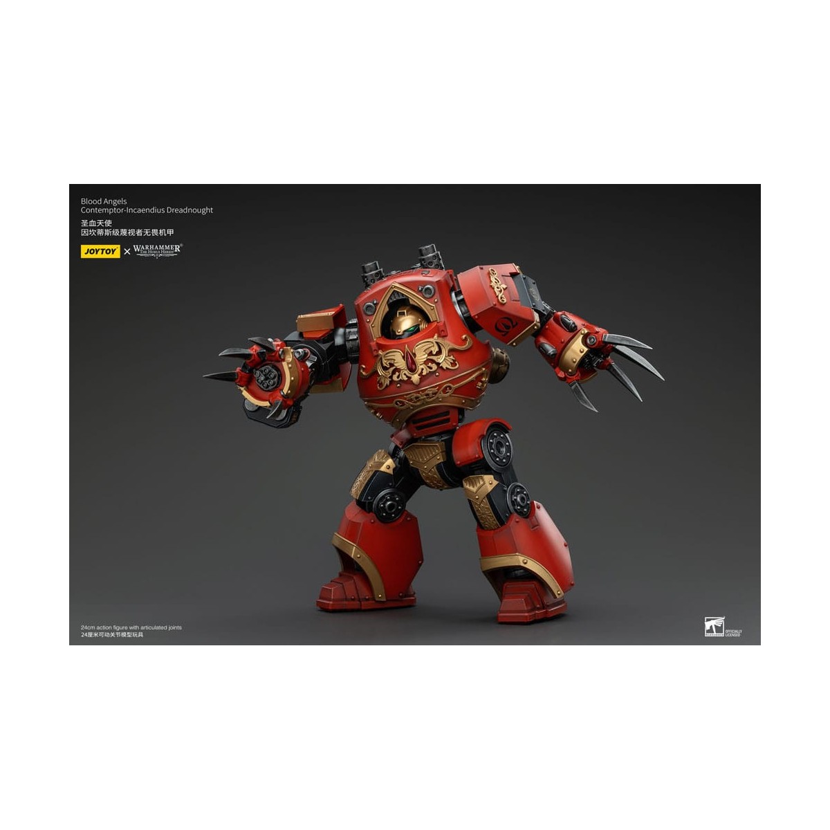 Joytoy - Warhammer - Blood Angels - Contemptor-Incaendius Dreadnought - The Horus Heresy