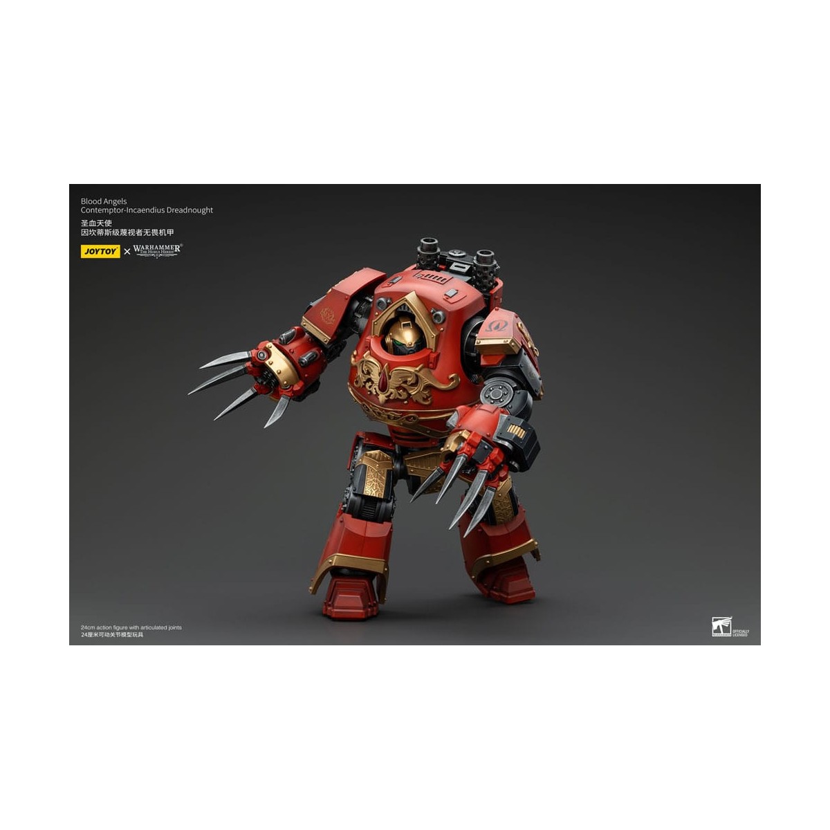 Joytoy - Warhammer - Blood Angels - Contemptor-Incaendius Dreadnought - The Horus Heresy