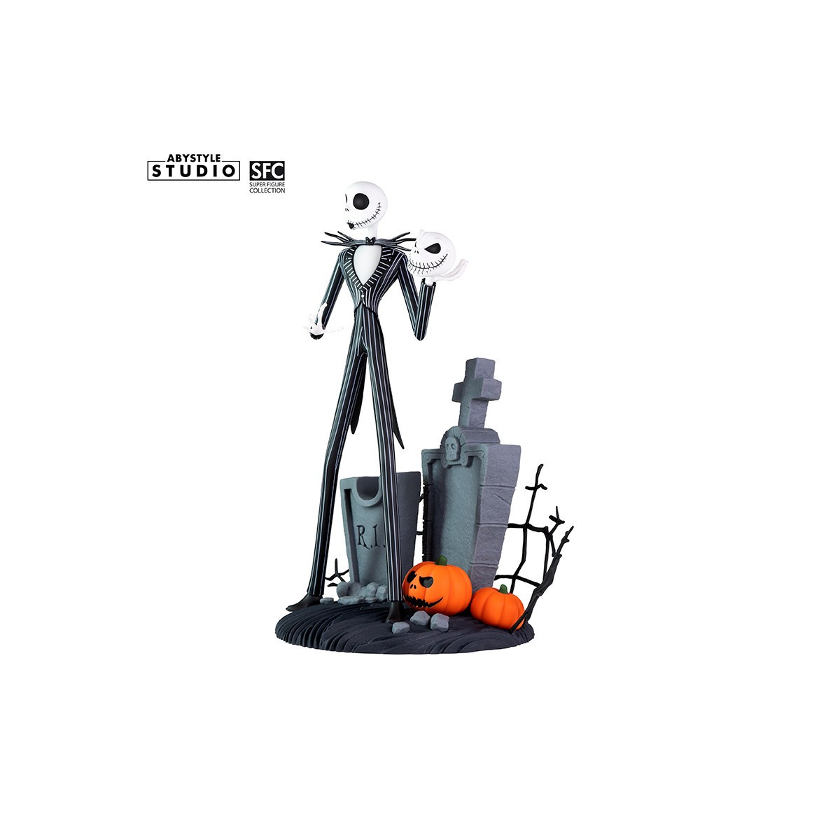 Abystyle - NIGHTMARE BEFORE XMAS - Jack scary smiling face - Super Figure Collection 1/10