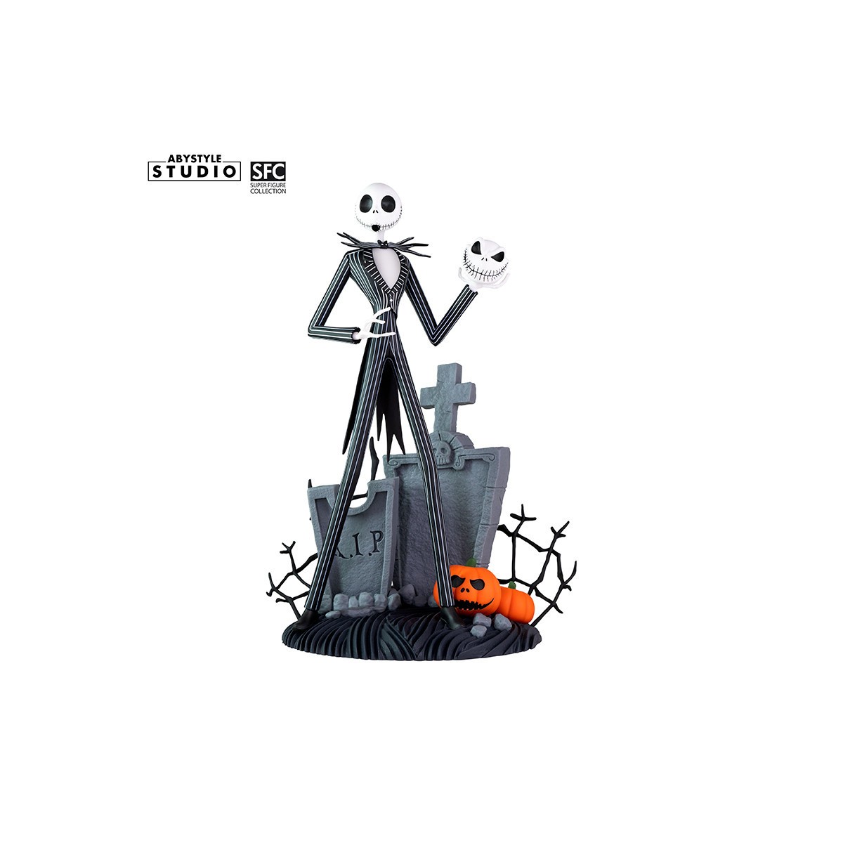 Abystyle - NIGHTMARE BEFORE XMAS - Jack scary smiling face - Super Figure Collection 1/10