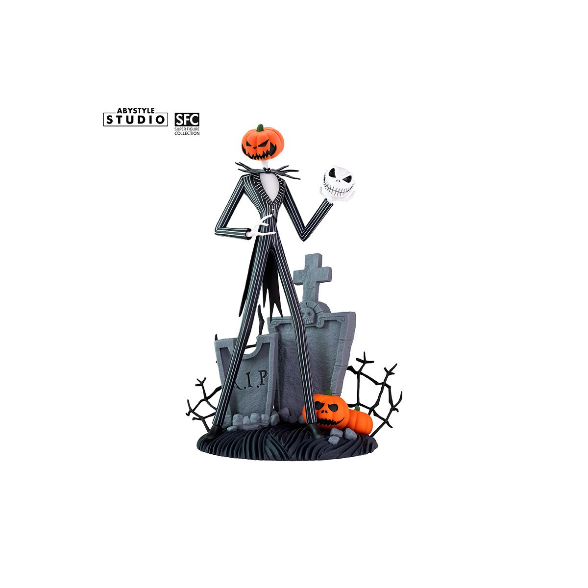 Abystyle - NIGHTMARE BEFORE XMAS - Jack scary smiling face - Super Figure Collection 1/10