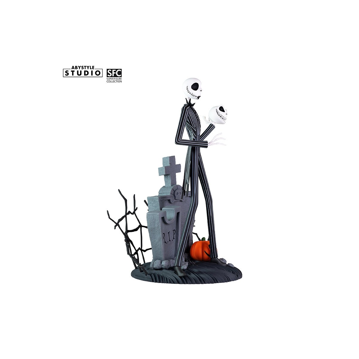Abystyle - NIGHTMARE BEFORE XMAS - Jack scary smiling face - Super Figure Collection 1/10