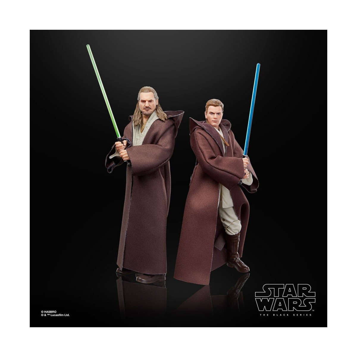 Star Wars Black Series - Qui-Gon Jinn, Darth Maul, Obi-Wan Kenobi Episode I Pack